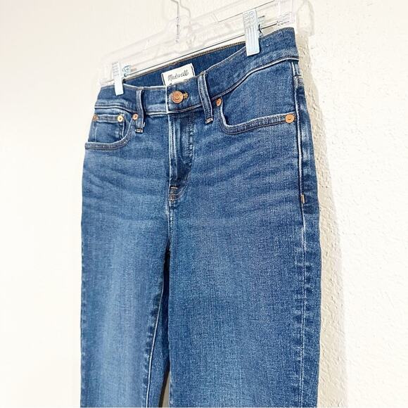Madewell Jeans Womens Mid-Rise Perfect Vintage Deming‎ Wash Tapered Momjeans 25 - Picture 3 of 7